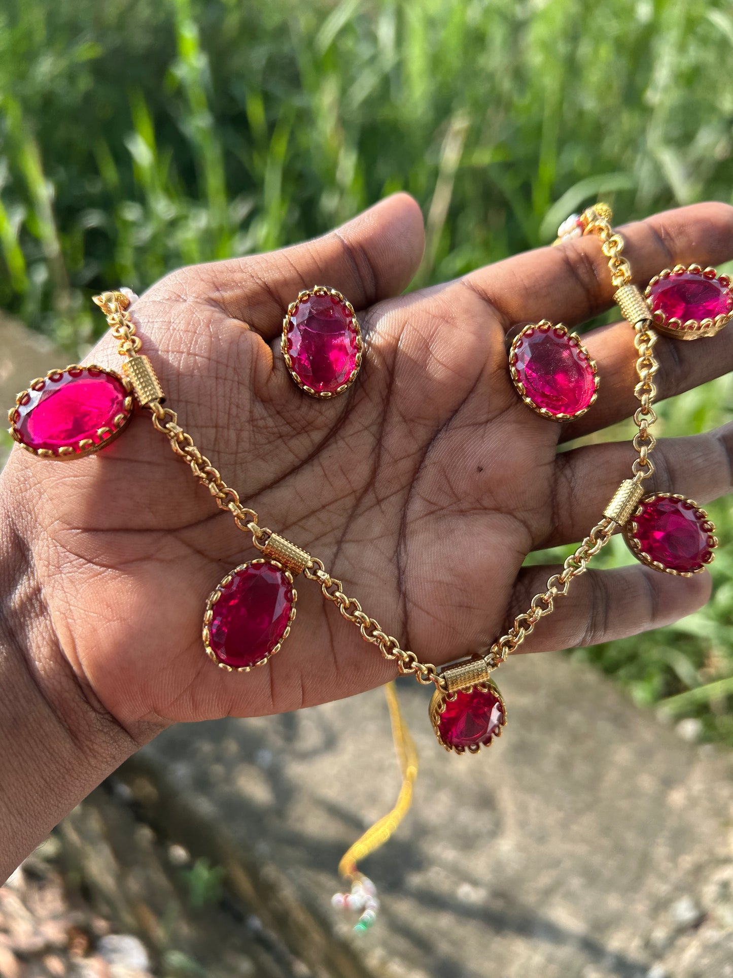 Soofi stone necklace